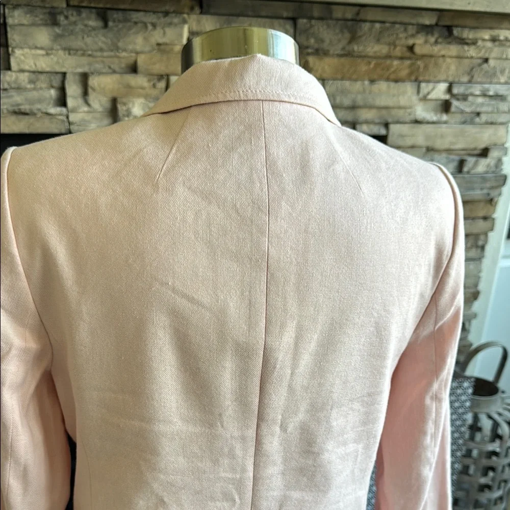 Banana Republic Pink Tailored Blazer with Notched Lapels - Picture 8 of 13